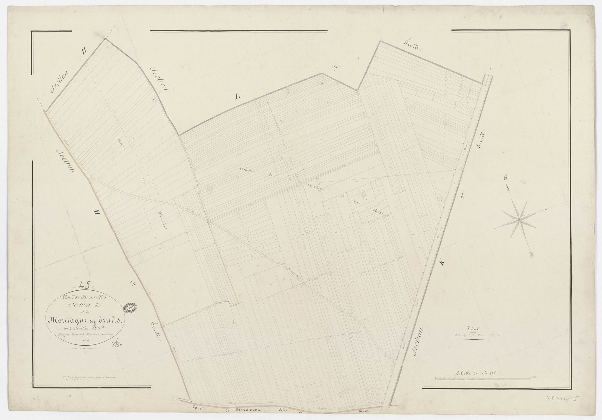 Bromeilles - Sections