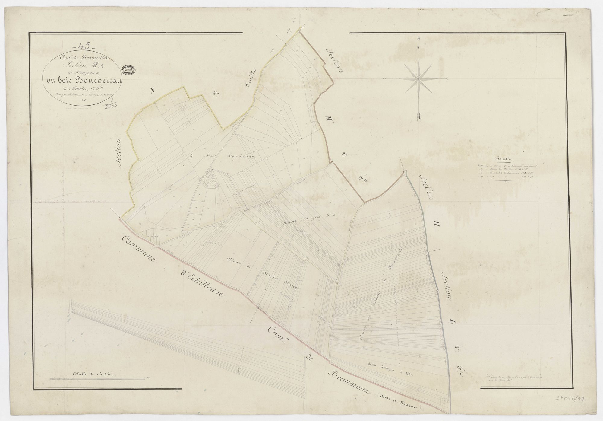 Bromeilles - Sections