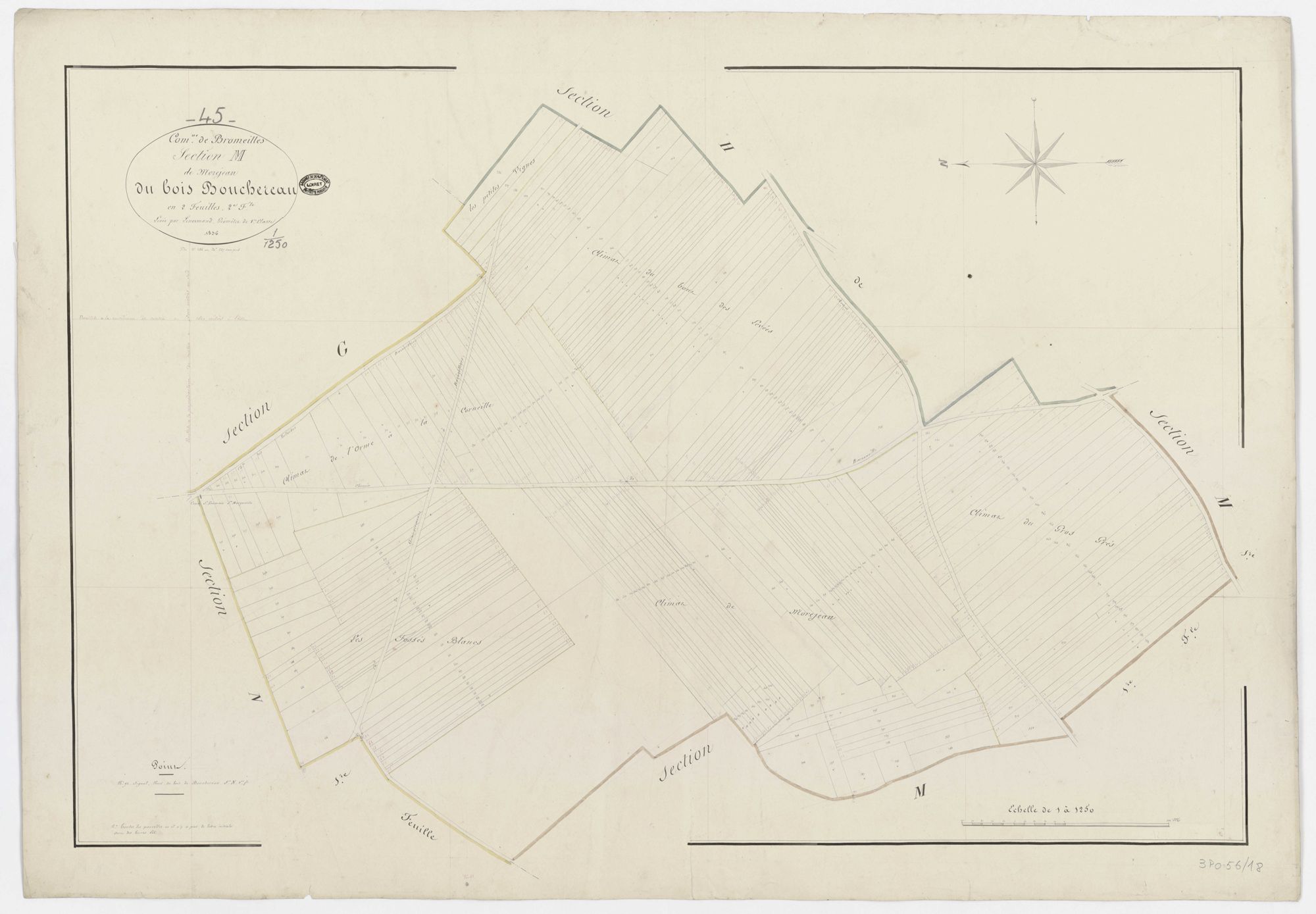Bromeilles - Sections