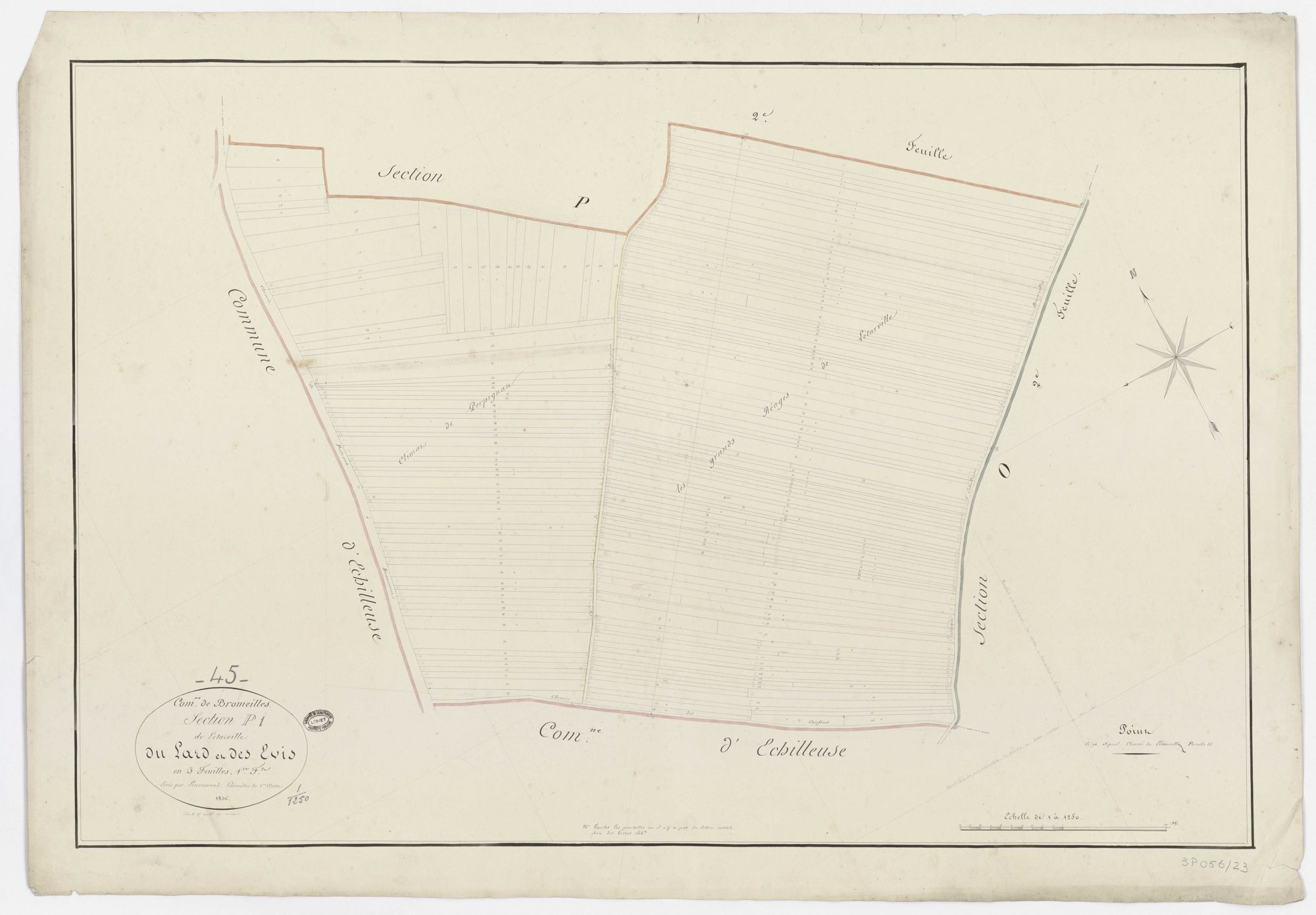 Bromeilles - Sections