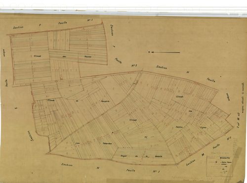 Bromeilles - Sections