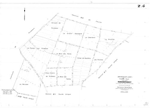 Bromeilles - Sections