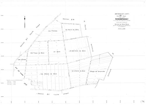 Bromeilles - Sections