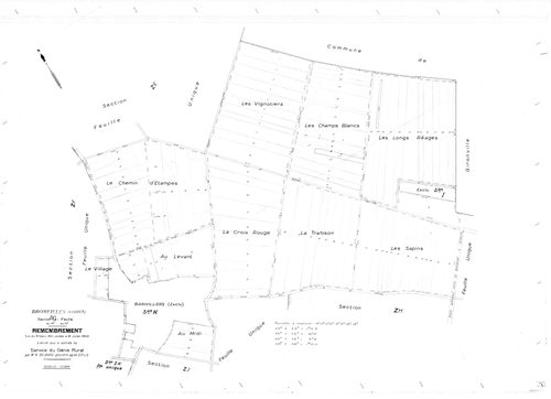 Bromeilles - Sections