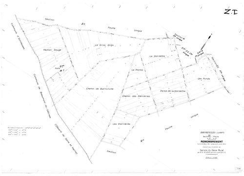 Bromeilles - Sections