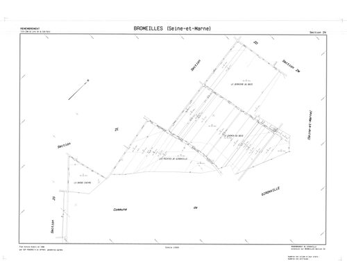 Bromeilles - Sections