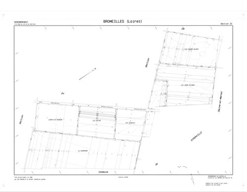 Bromeilles - Sections
