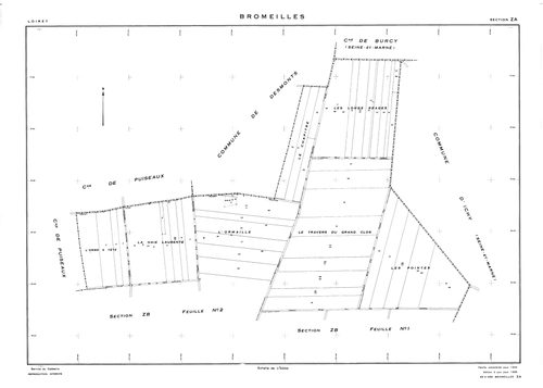 Bromeilles - Sections