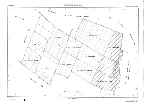 Bromeilles - Sections