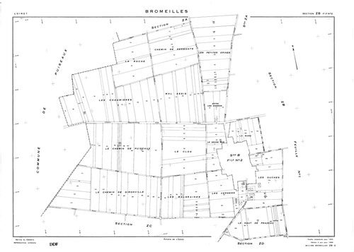 Bromeilles - Sections