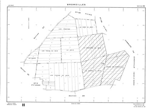 Bromeilles - Sections