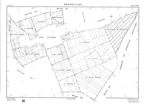 Bromeilles - Sections