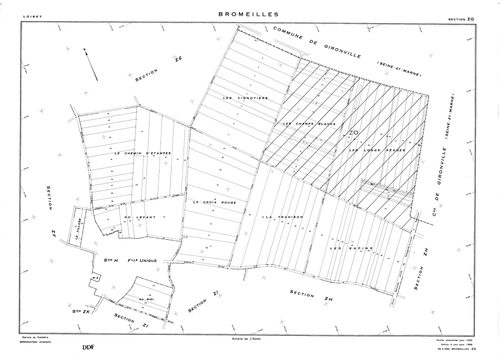 Bromeilles - Sections