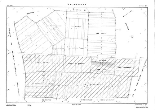 Bromeilles - Sections
