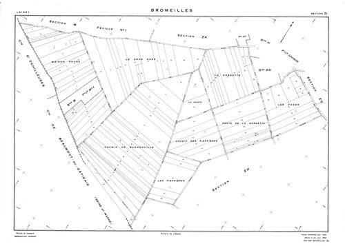Bromeilles - Sections