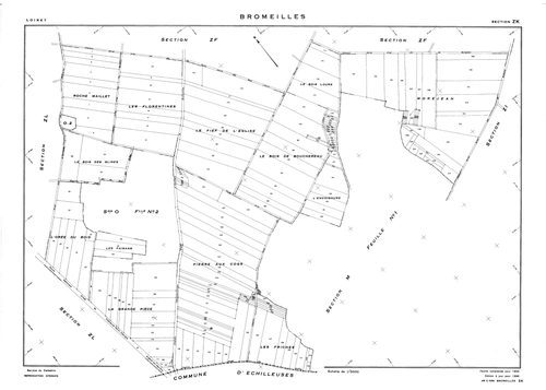 Bromeilles - Sections