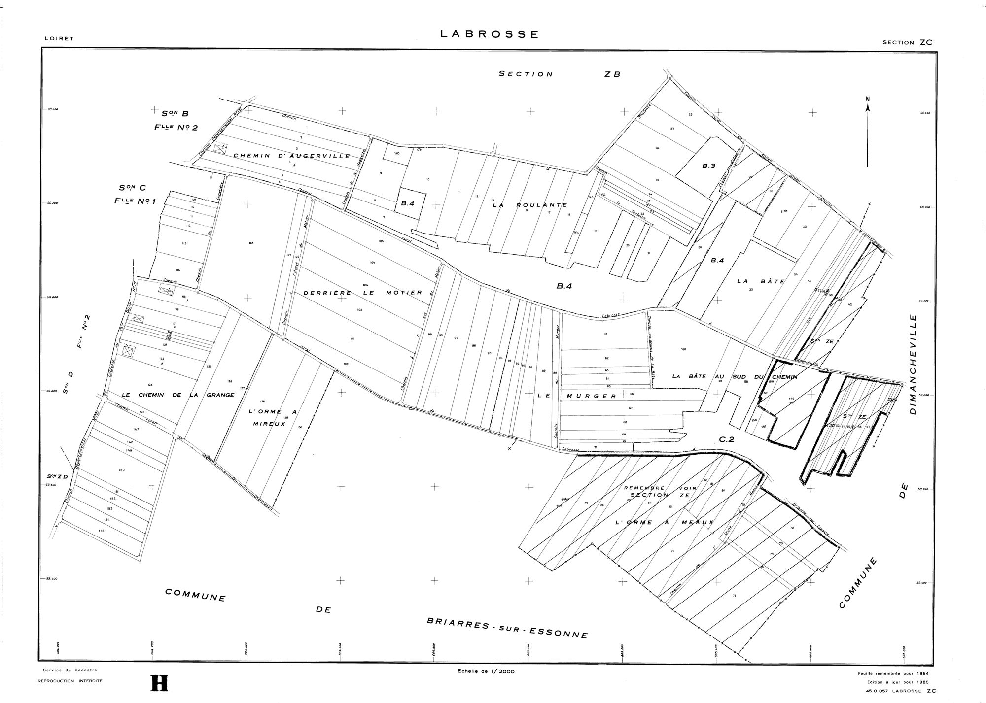 Labrosse - Sections