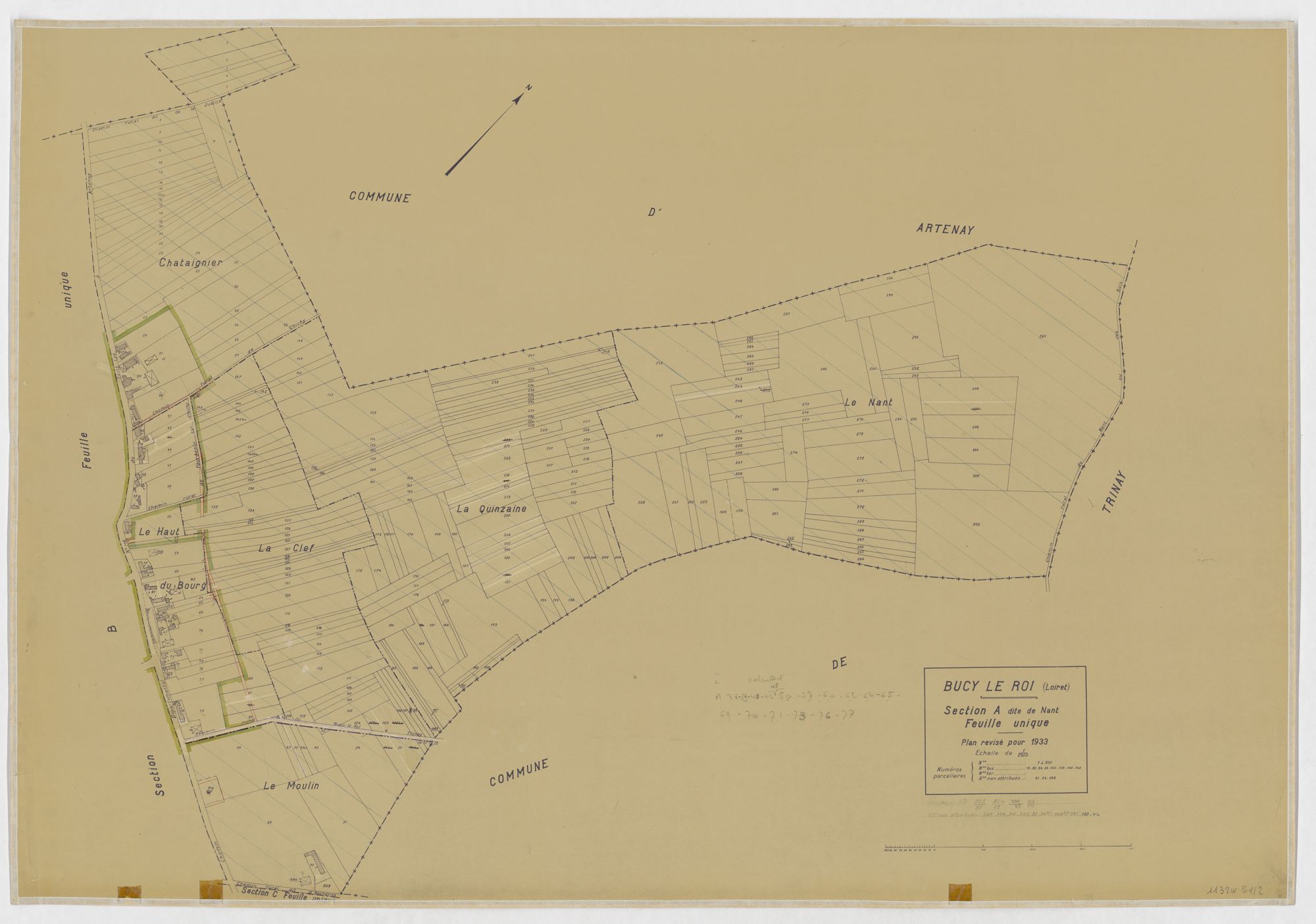 Bucy-le-Roi - Sections