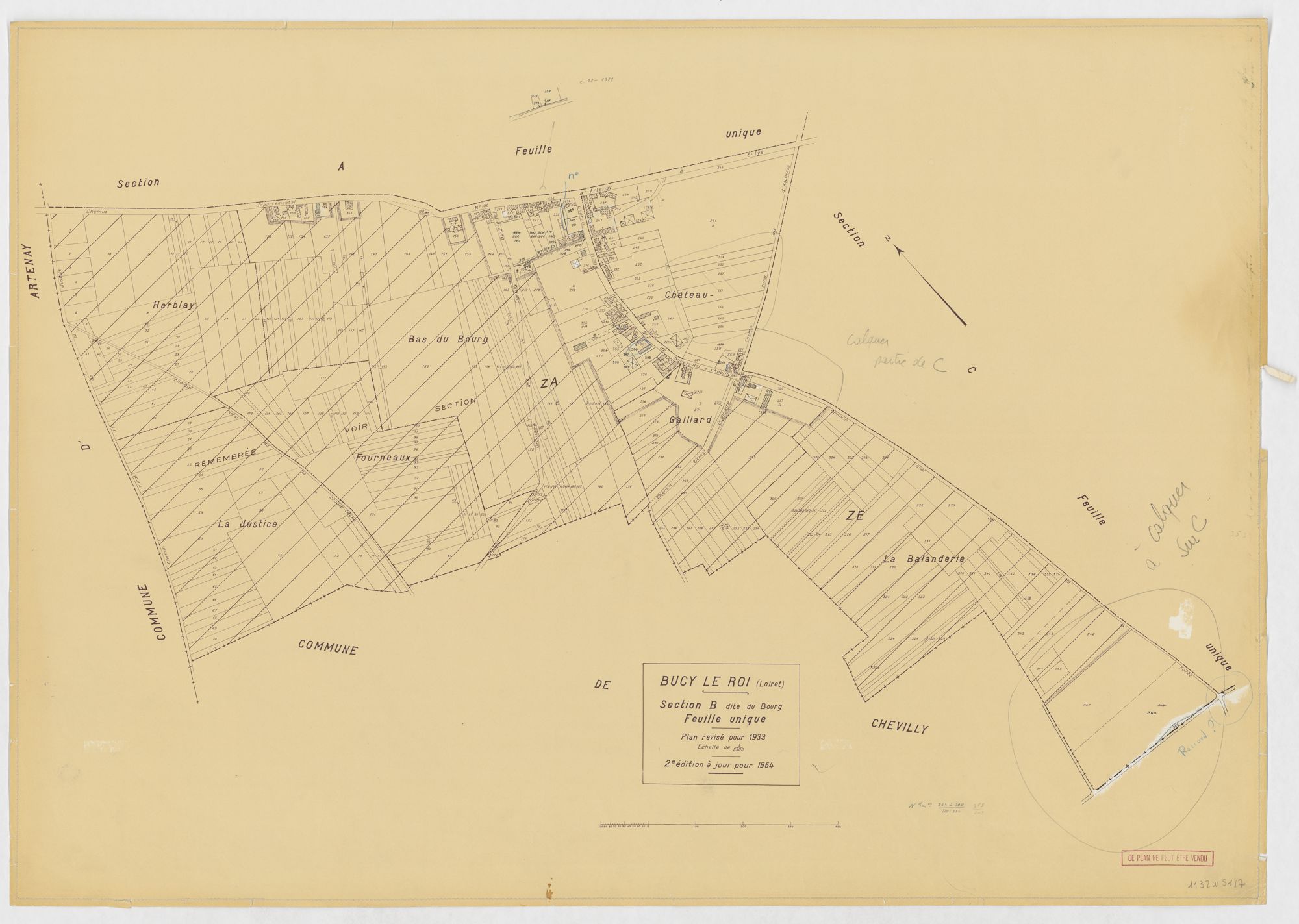 Bucy-le-Roi - Sections