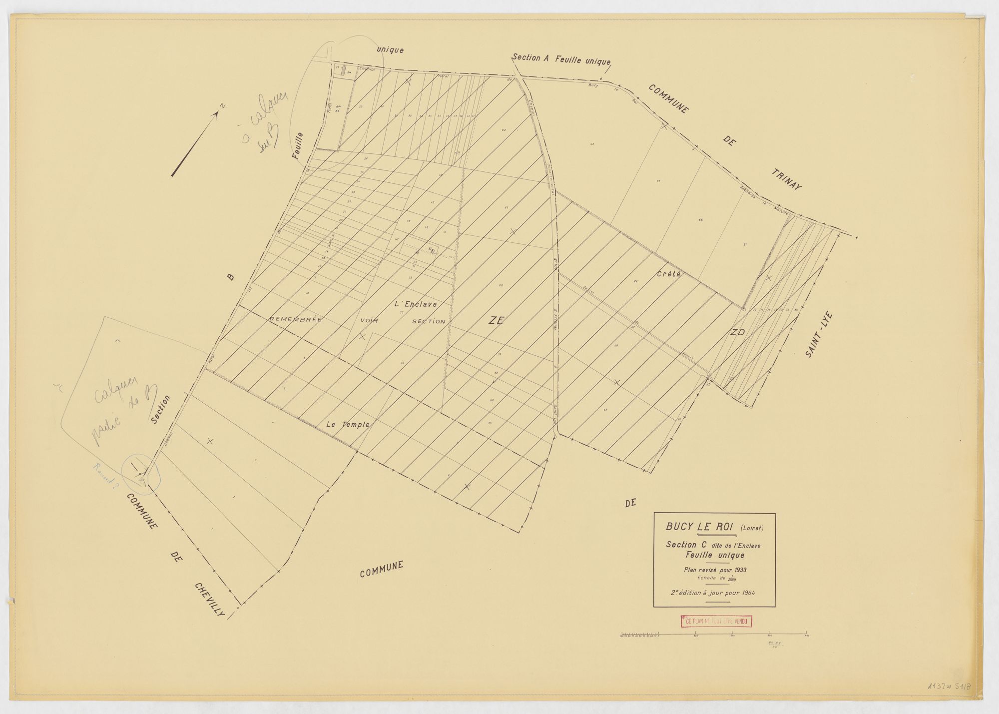 Bucy-le-Roi - Sections