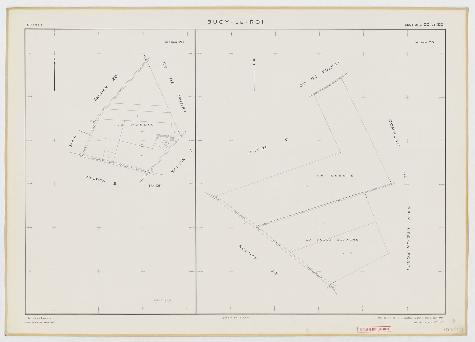 Bucy-le-Roi - Sections