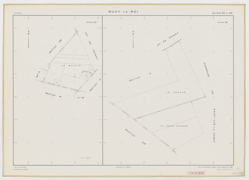 Bucy-le-Roi - Sections