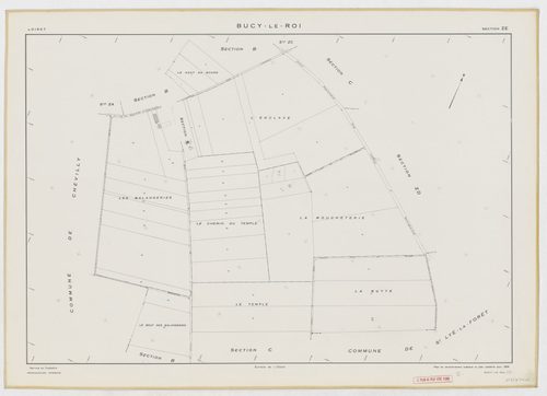Bucy-le-Roi - Sections