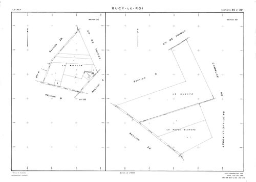 Bucy-le-Roi - Sections