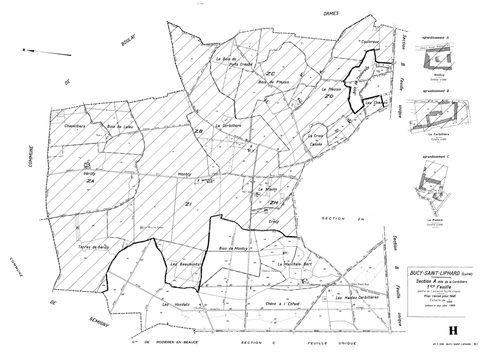 Bucy-Saint-Liphard - Sections