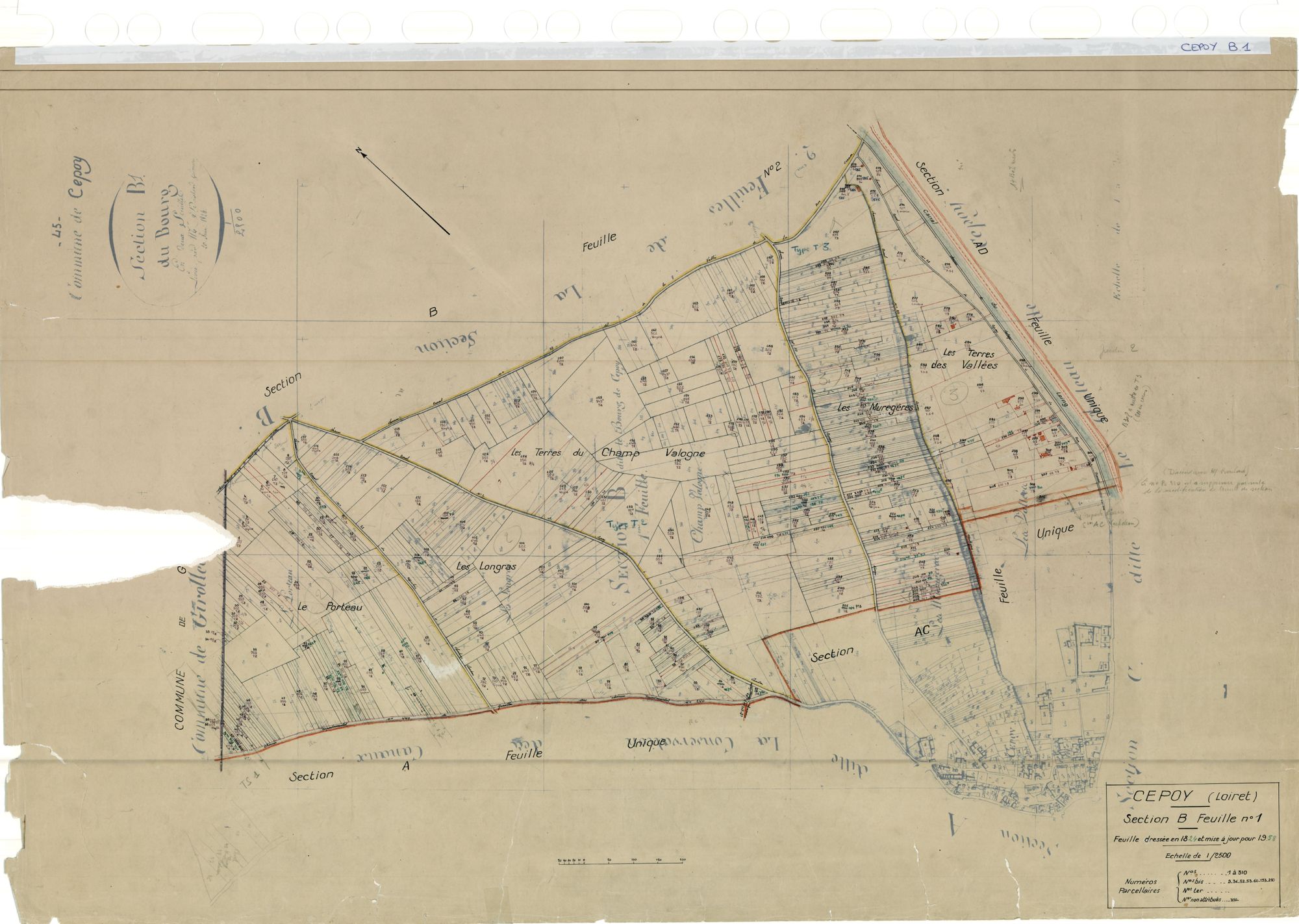 Cepoy - Sections