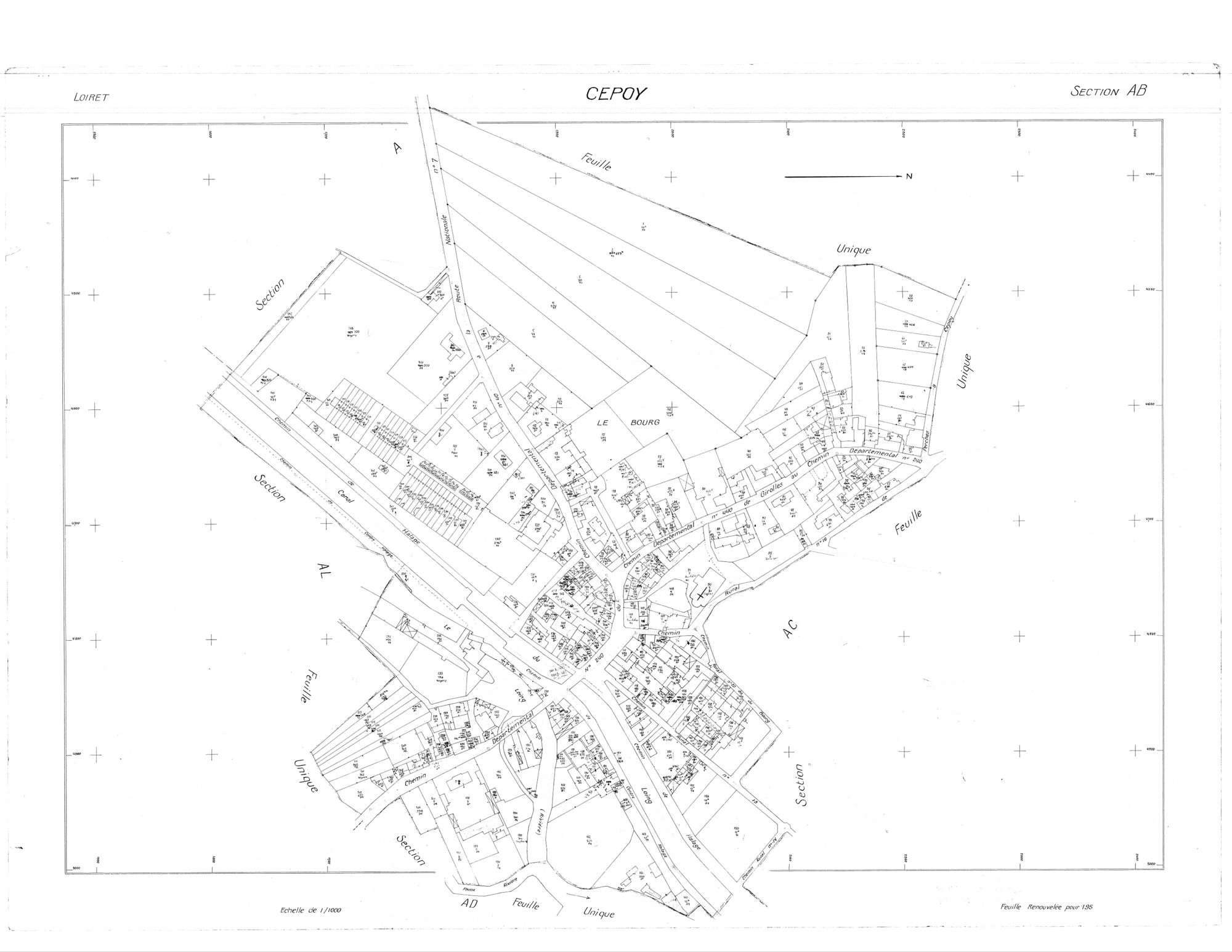 Cepoy - Sections