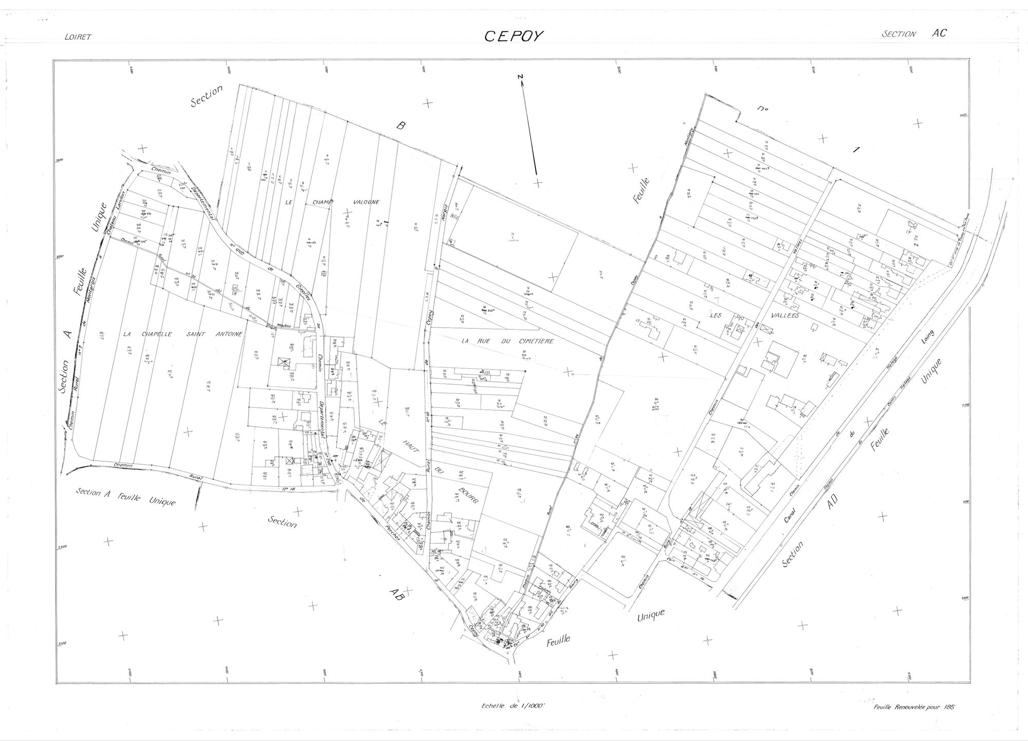 Cepoy - Sections