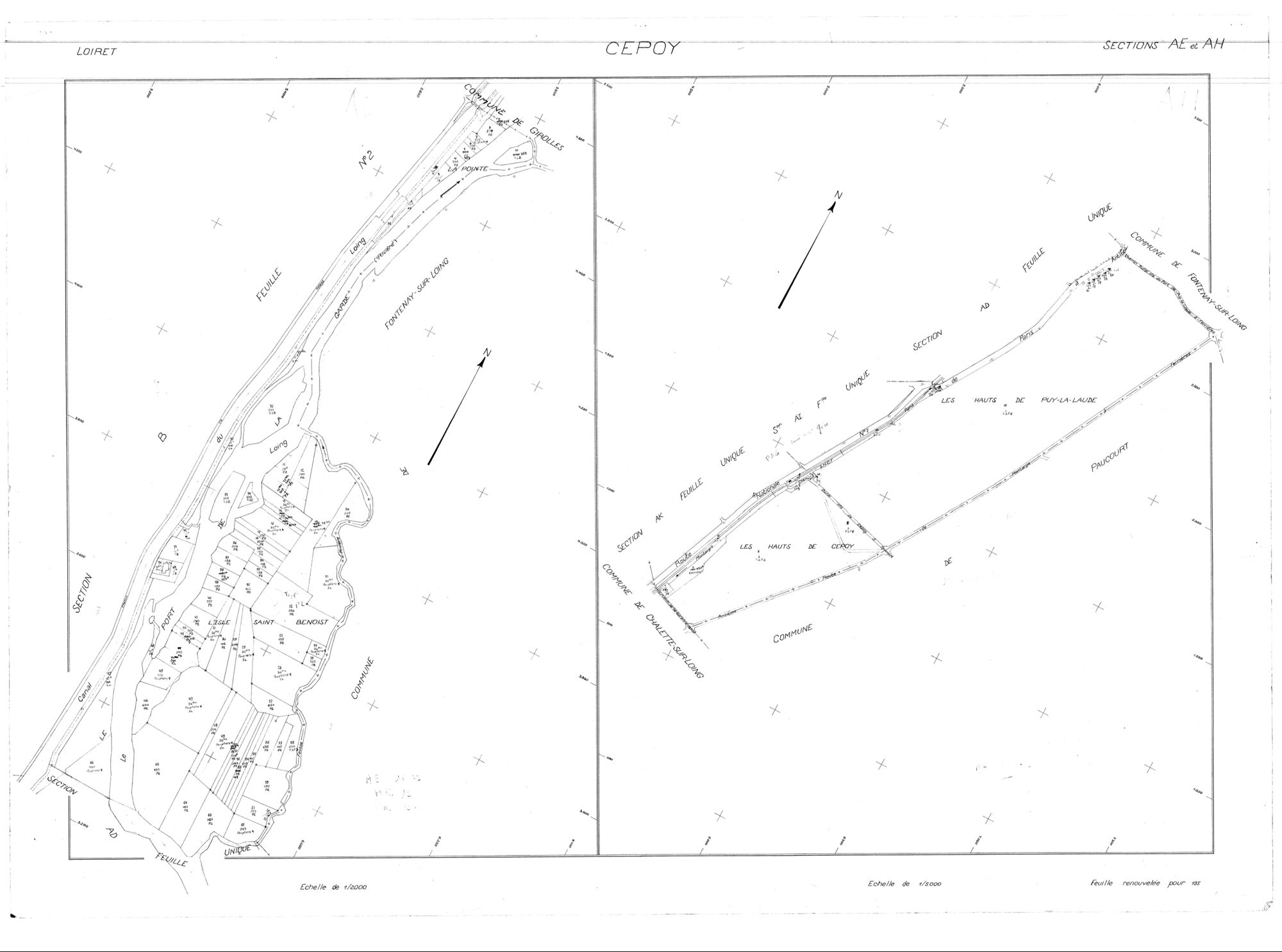 Cepoy - Sections