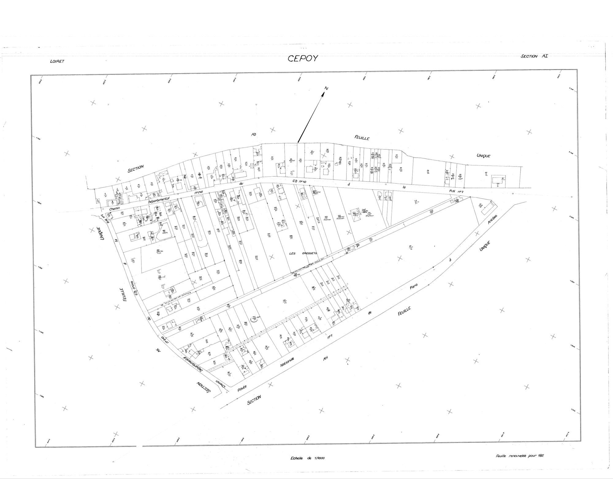 Cepoy - Sections