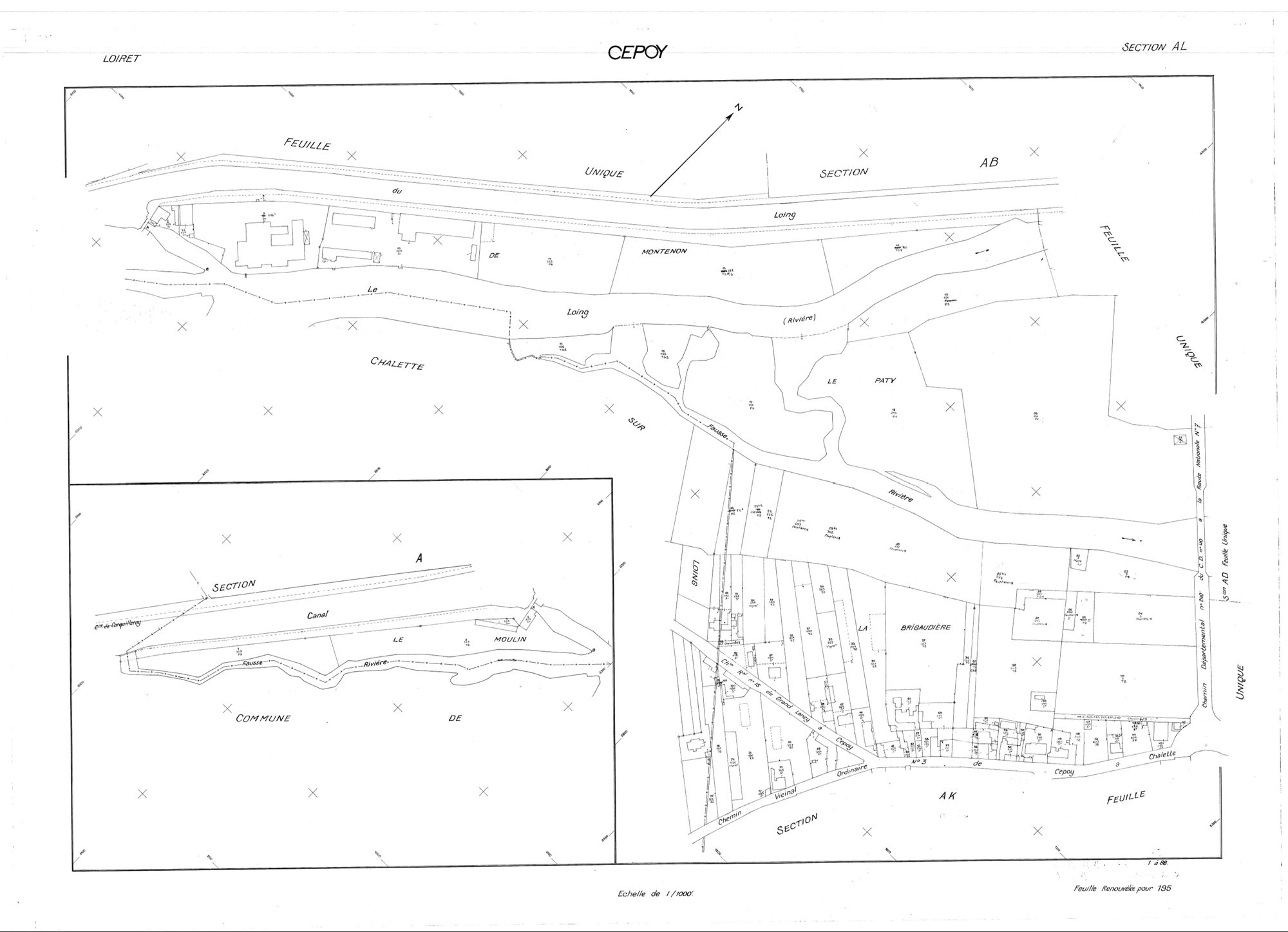 Cepoy - Sections