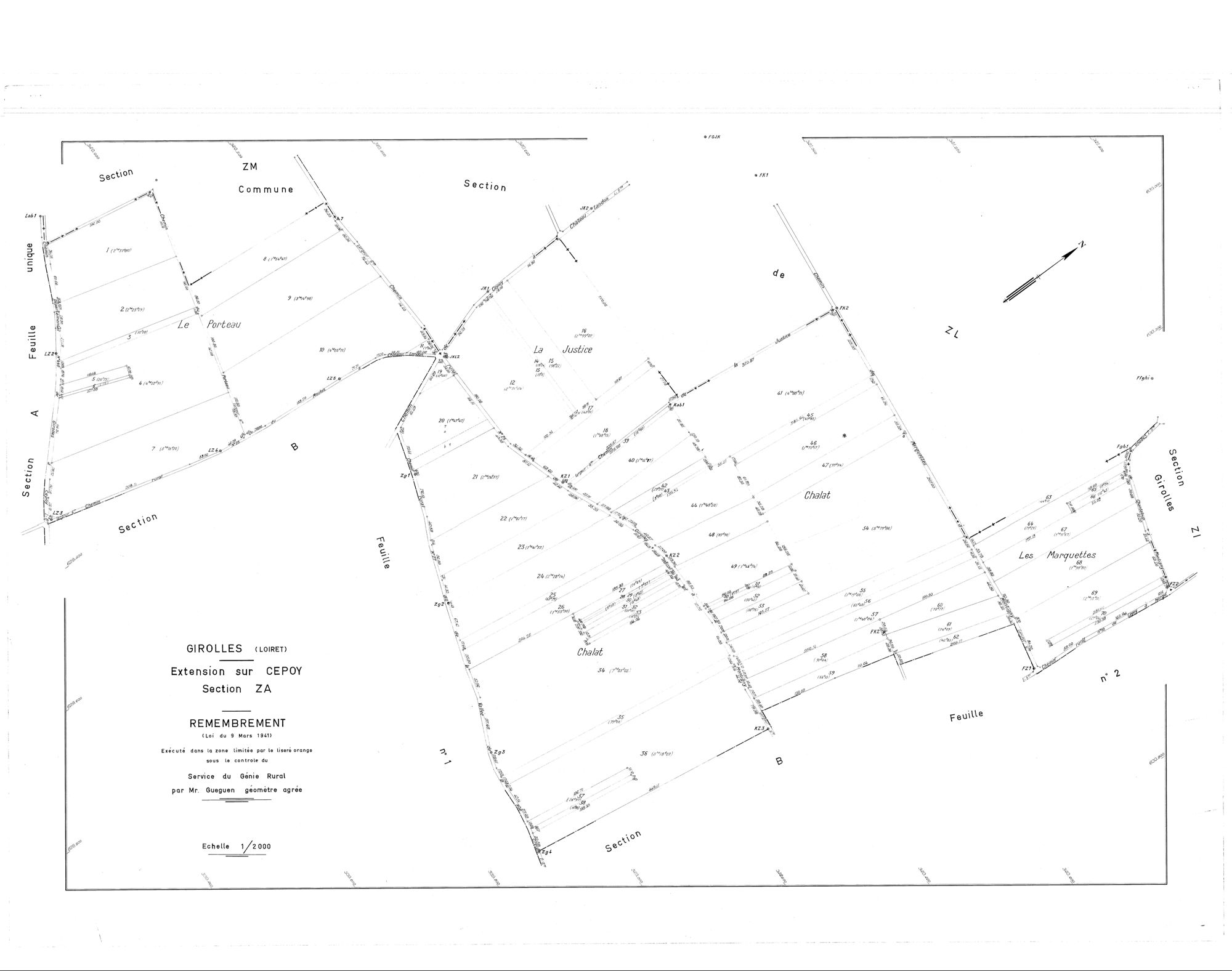Cepoy - Sections
