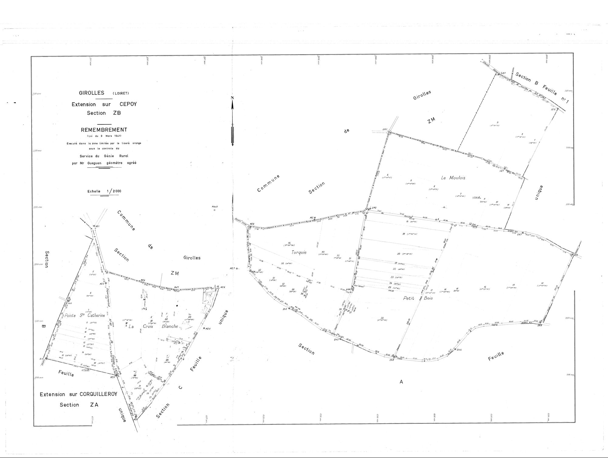 Cepoy - Sections