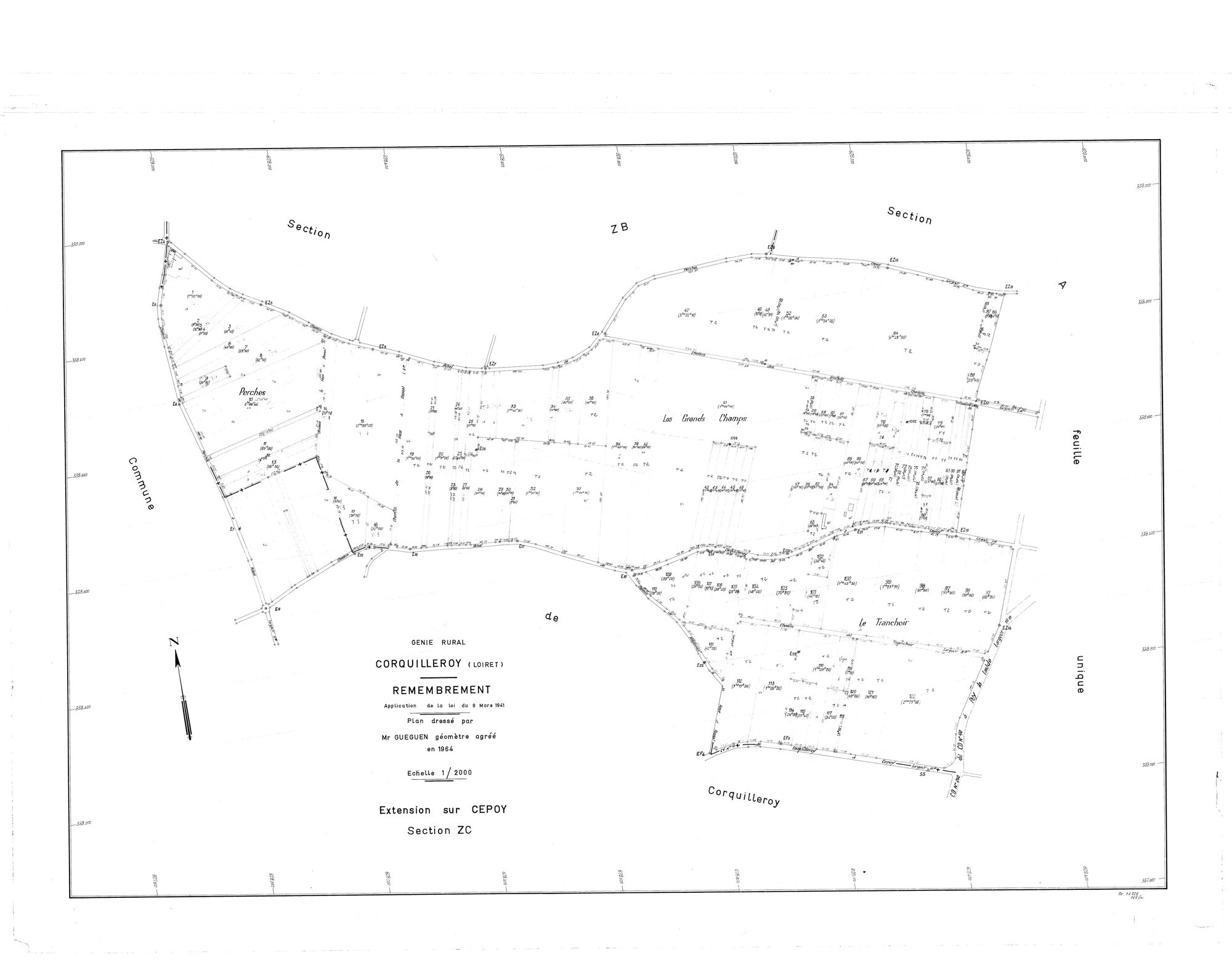 Cepoy - Sections