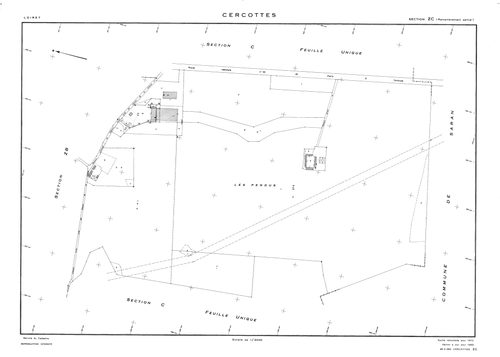 Cercottes - Sections