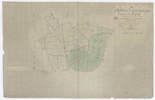 Cercottes - Tableau d'assemblage