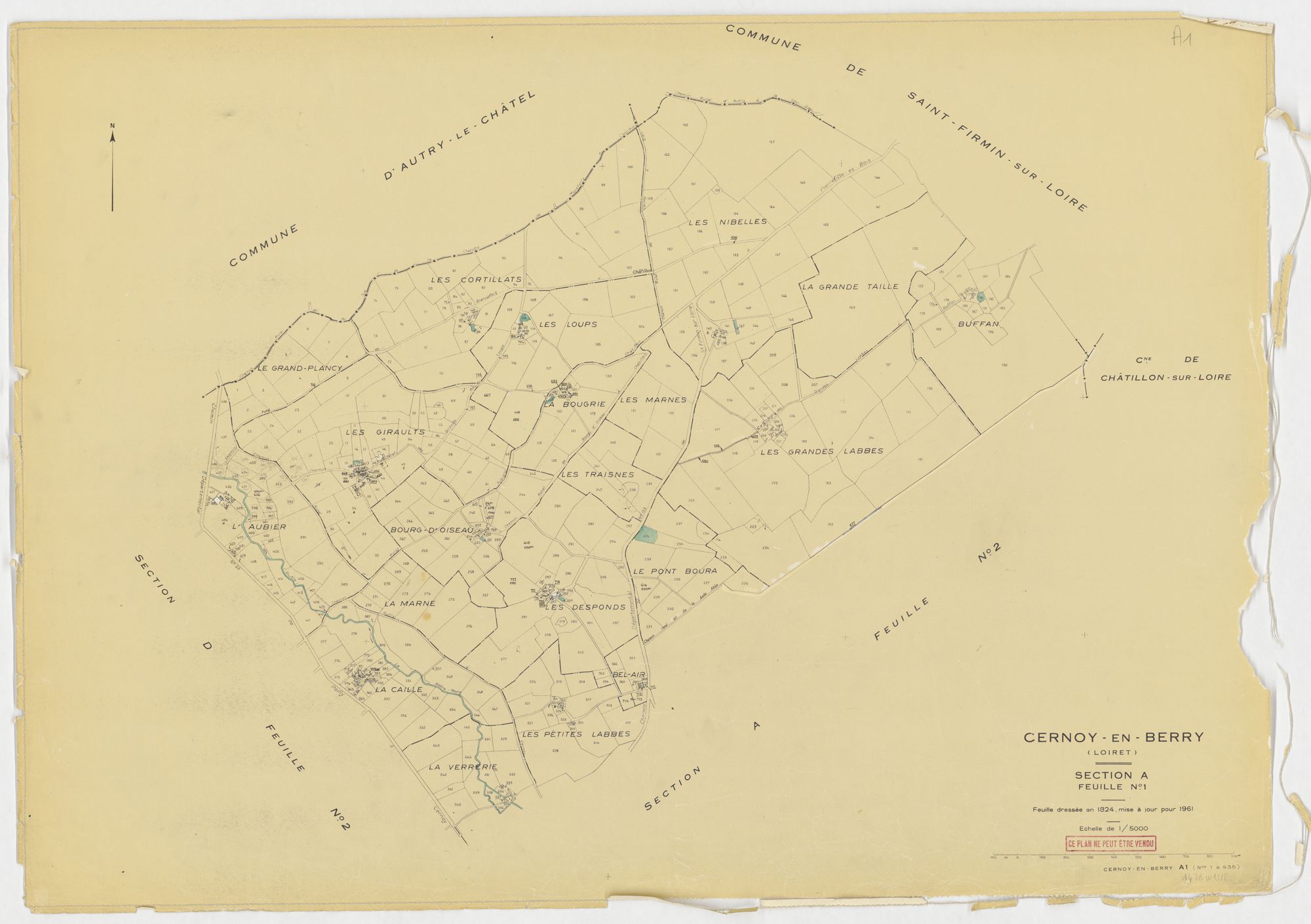 Cernoy-en-Berry - Sections