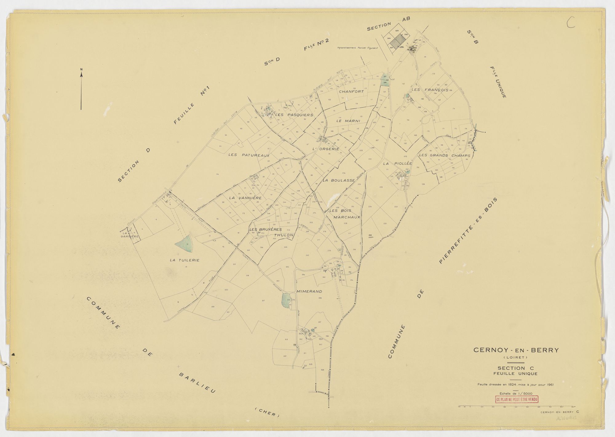 Cernoy-en-Berry - Sections