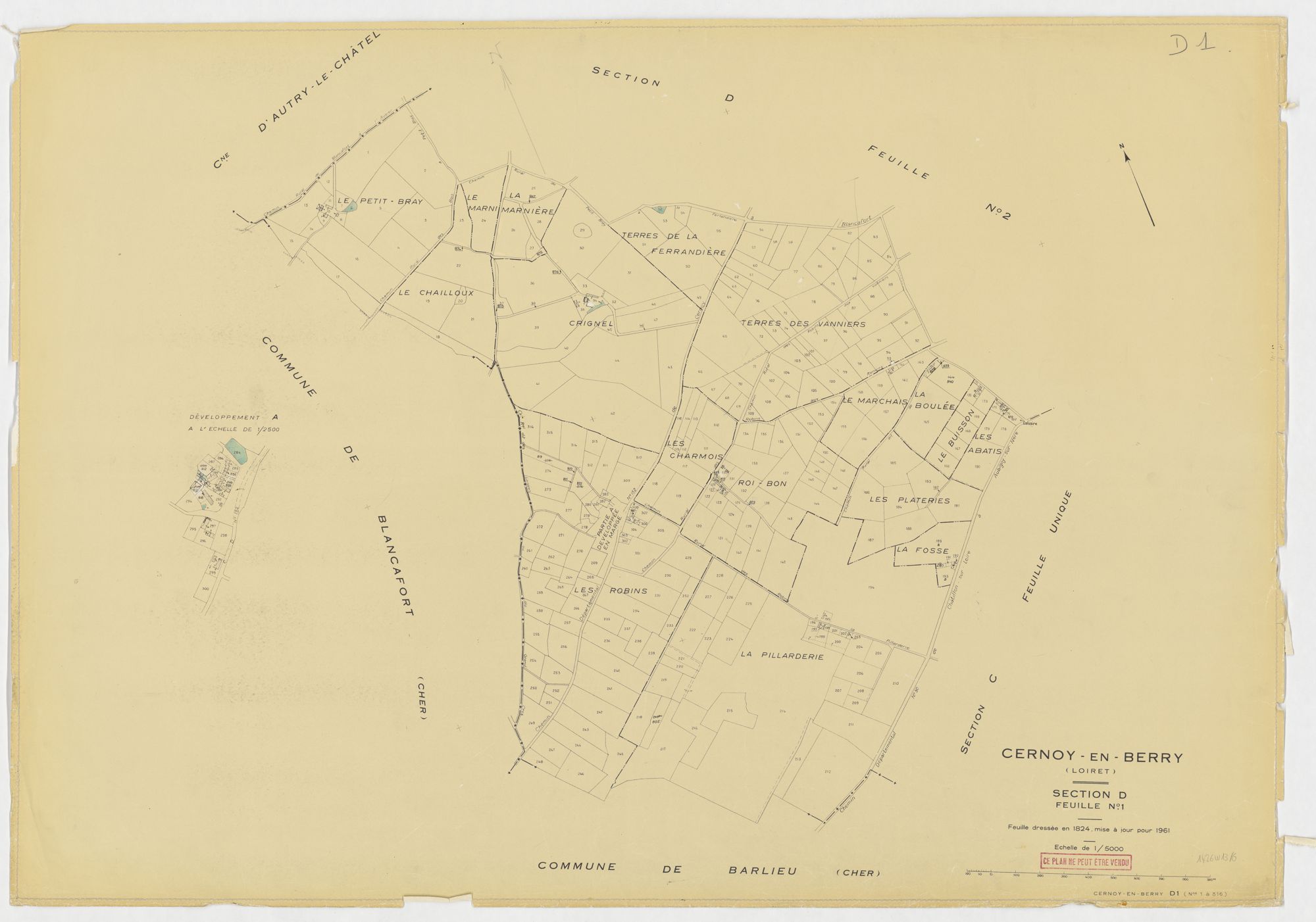 Cernoy-en-Berry - Sections
