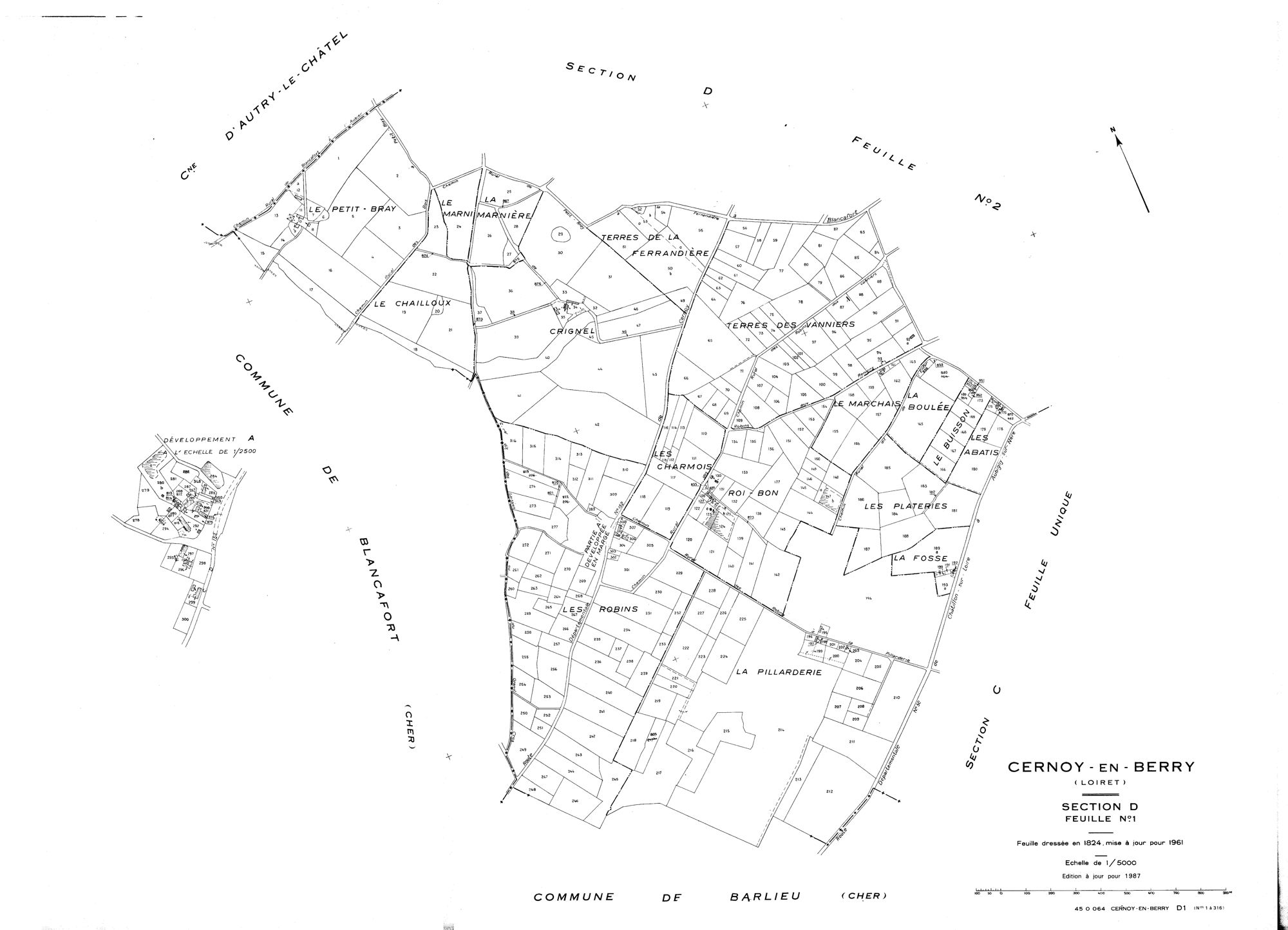 Cernoy-en-Berry - Sections