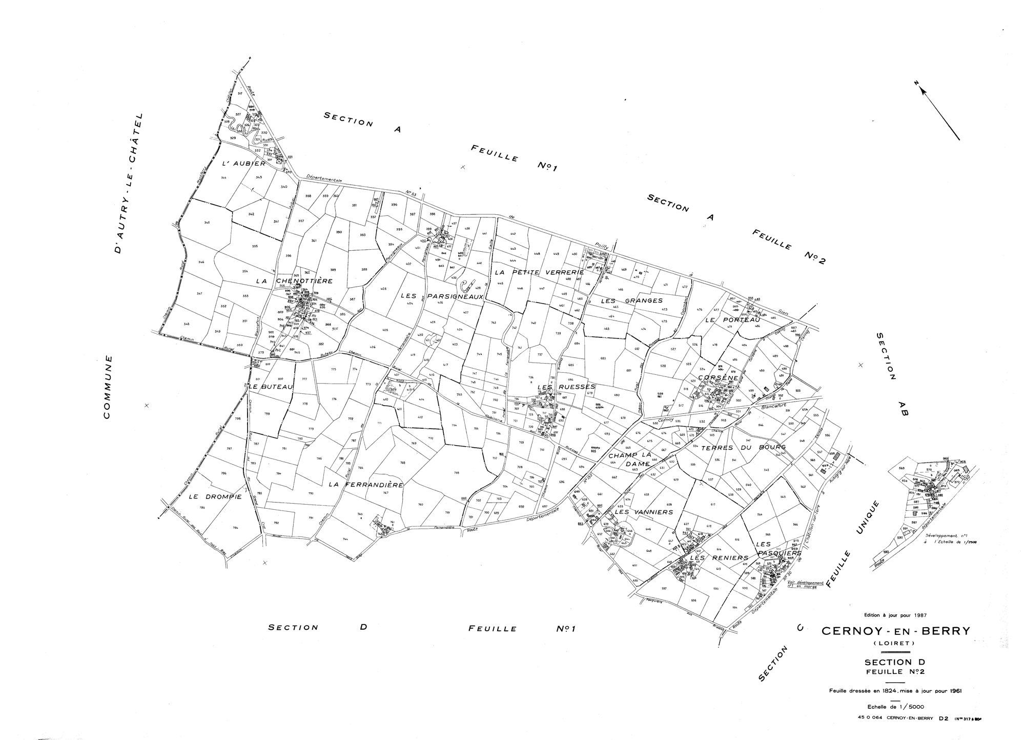 Cernoy-en-Berry - Sections