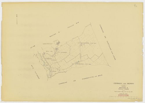 Cernoy-en-Berry - Sections