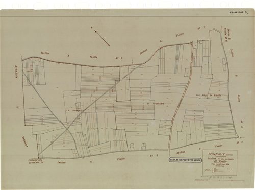 Césarville - Sections