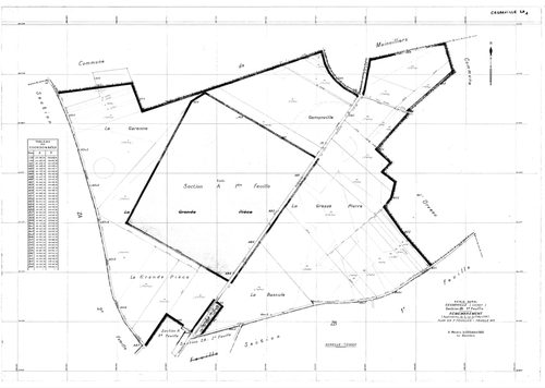 Césarville - Sections