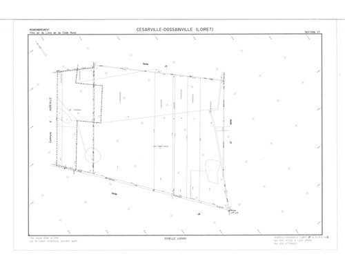 Césarville-Dossainville - Sections