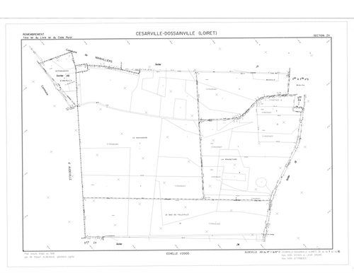 Césarville-Dossainville - Sections
